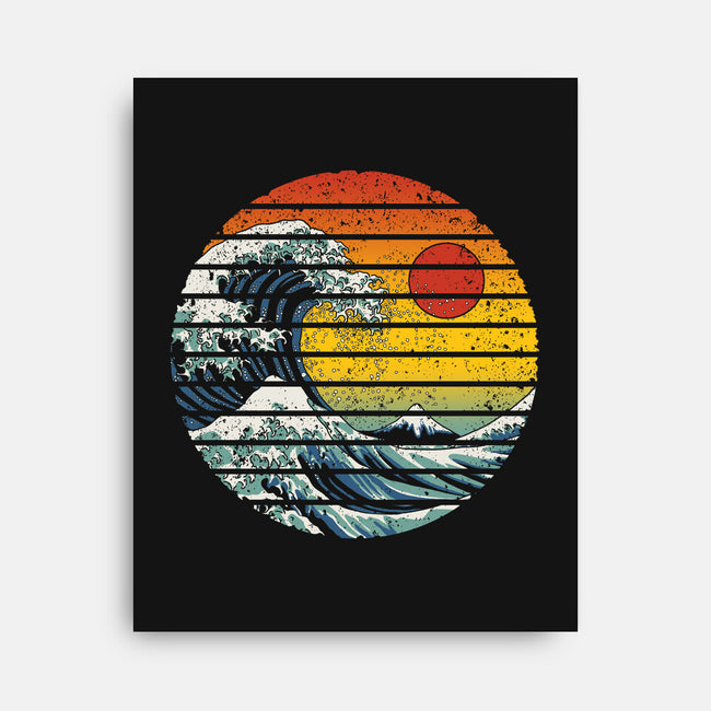 Freak Wave-none stretched canvas-NMdesign