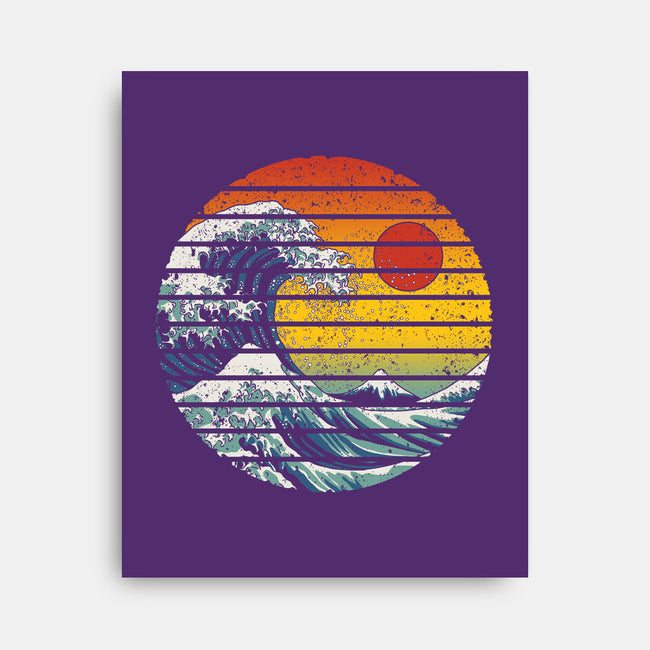 Freak Wave-none stretched canvas-NMdesign