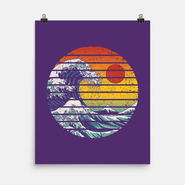 Freak Wave-none matte poster-NMdesign