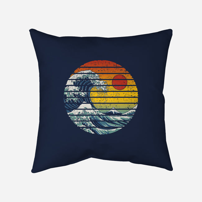 Freak Wave-none removable cover throw pillow-NMdesign