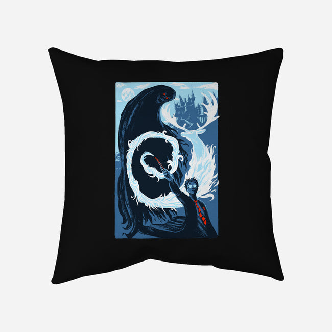 Patronus-none removable cover w insert throw pillow-belial90