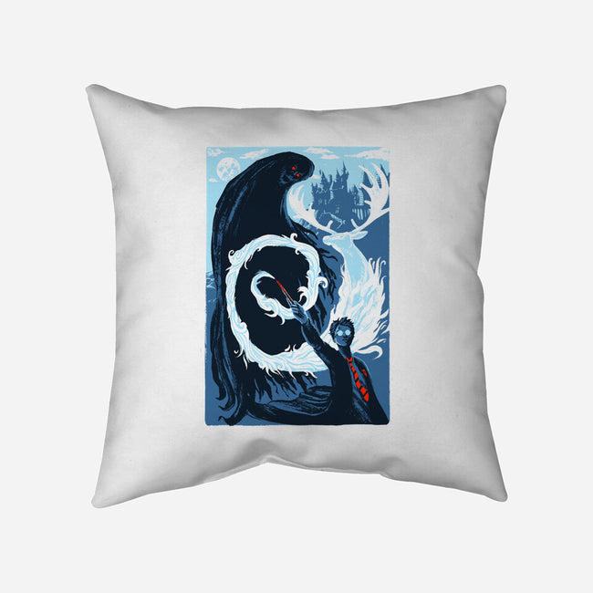 Patronus-none removable cover w insert throw pillow-belial90