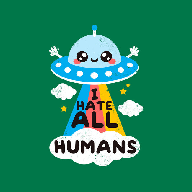 I Hate All Humans-womens fitted tee-NemiMakeit