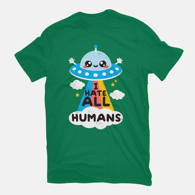 I Hate All Humans-womens basic tee-NemiMakeit