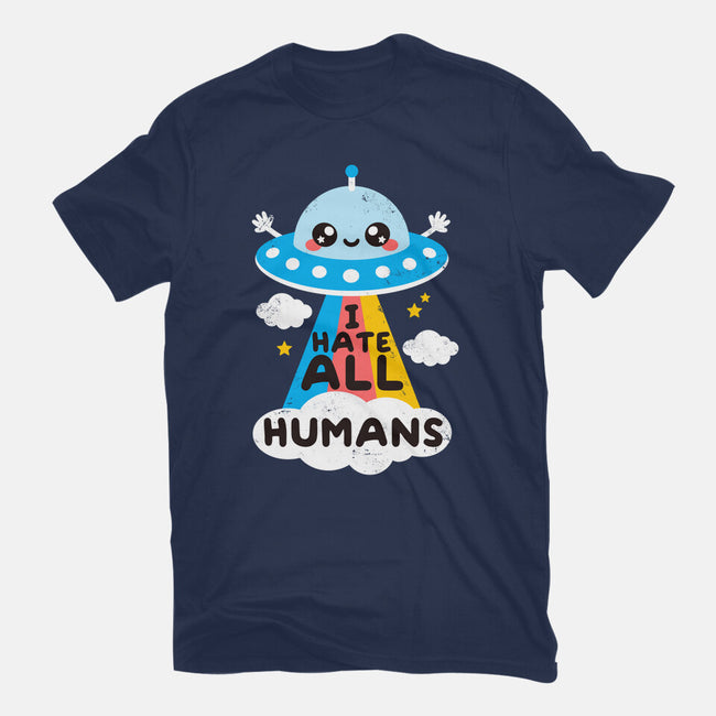 I Hate All Humans-womens basic tee-NemiMakeit