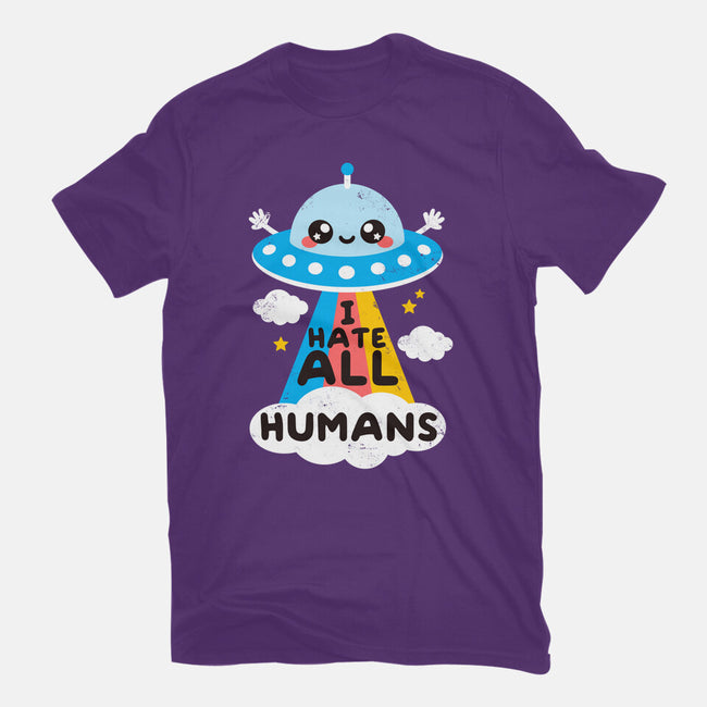 I Hate All Humans-womens basic tee-NemiMakeit