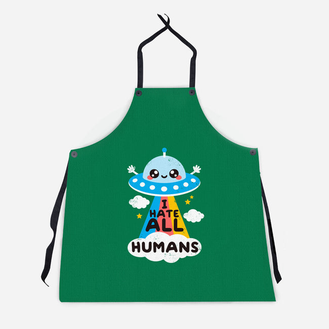 I Hate All Humans-unisex kitchen apron-NemiMakeit