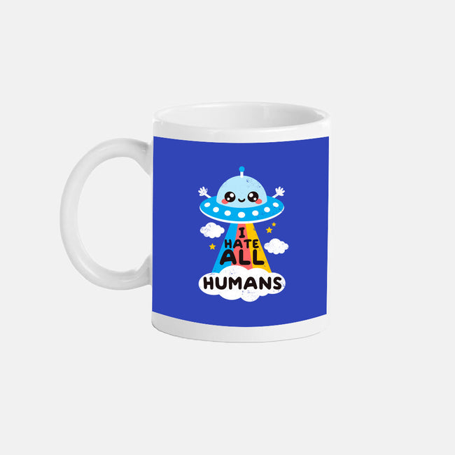 I Hate All Humans-none glossy mug-NemiMakeit