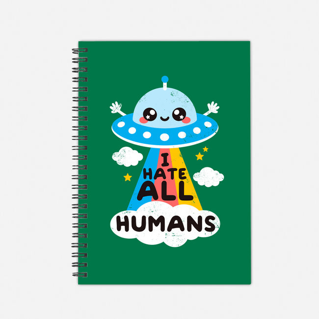 I Hate All Humans-none dot grid notebook-NemiMakeit