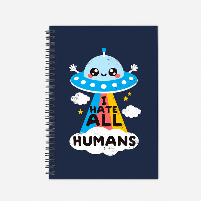 I Hate All Humans-none dot grid notebook-NemiMakeit