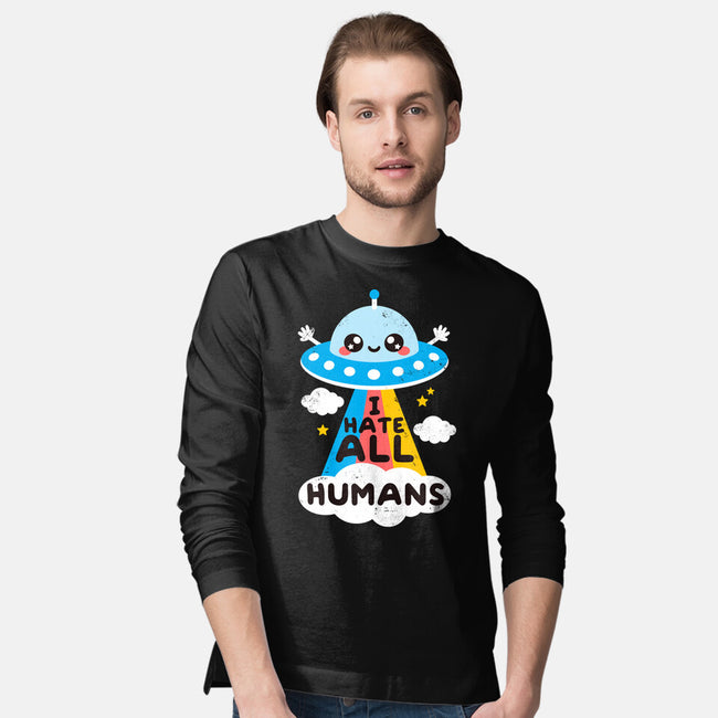 I Hate All Humans-mens long sleeved tee-NemiMakeit