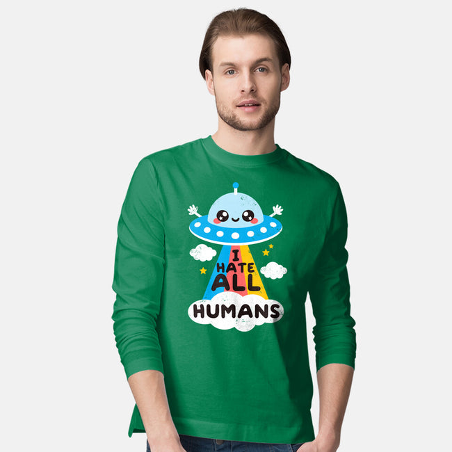I Hate All Humans-mens long sleeved tee-NemiMakeit