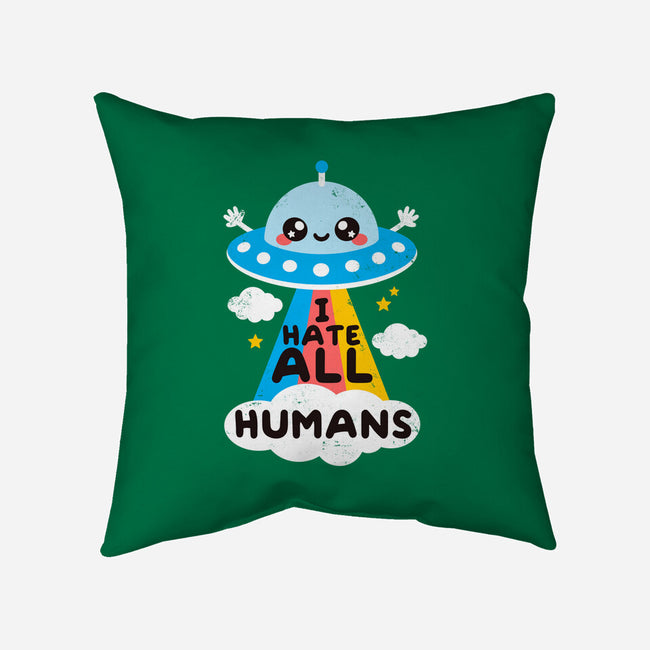 I Hate All Humans-none removable cover w insert throw pillow-NemiMakeit