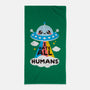 I Hate All Humans-none beach towel-NemiMakeit