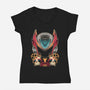 I Am Zero-womens v-neck tee-RamenBoy