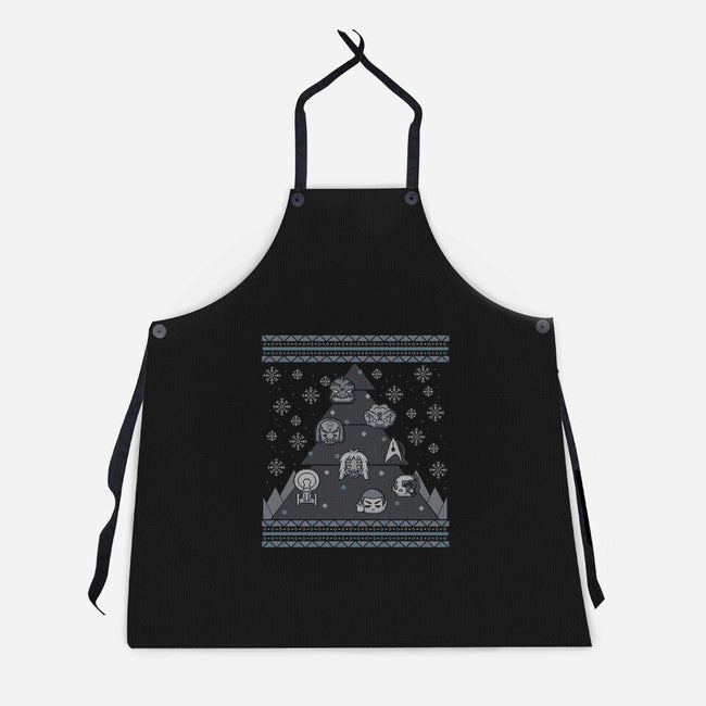 Trekkie Christmas Tree-unisex kitchen apron-xMorfina