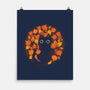 Autumn Cat-none matte poster-ricolaa