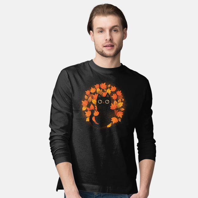 Autumn Cat-mens long sleeved tee-ricolaa