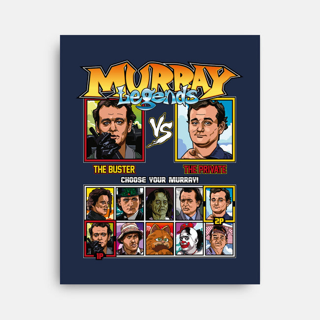 Murray Legends-none stretched canvas-Retro Review