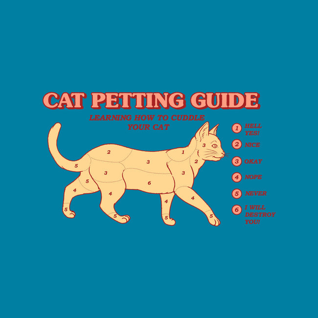 Cat Petting Guide-none glossy sticker-Thiago Correa