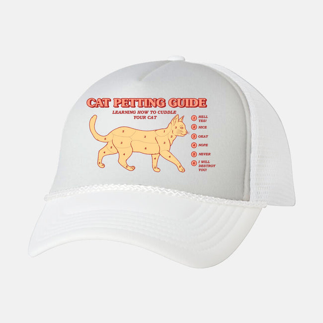 Cat Petting Guide-unisex trucker hat-Thiago Correa