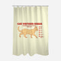 Cat Petting Guide-none polyester shower curtain-Thiago Correa