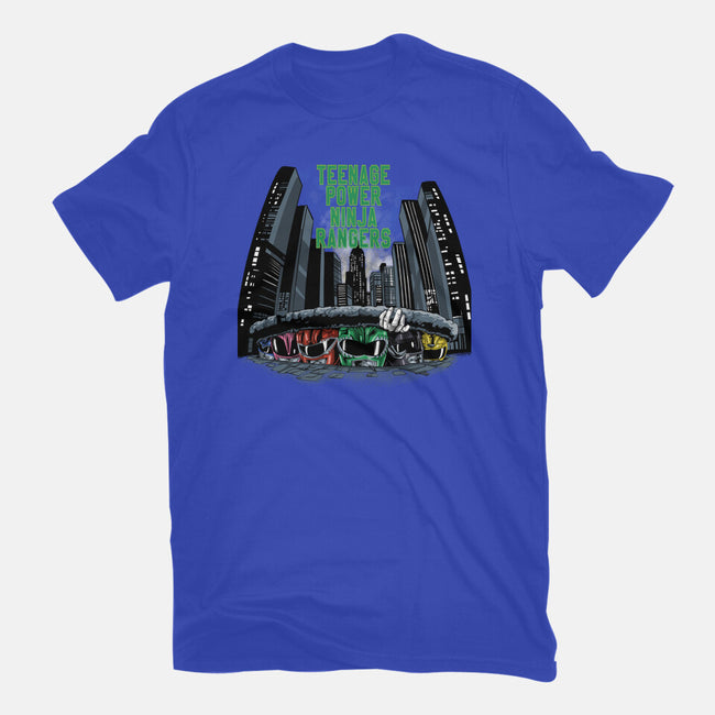 Teenage Power Ninja Rangers-unisex basic tee-zascanauta