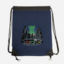 Teenage Power Ninja Rangers-none drawstring bag-zascanauta