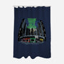 Teenage Power Ninja Rangers-none polyester shower curtain-zascanauta
