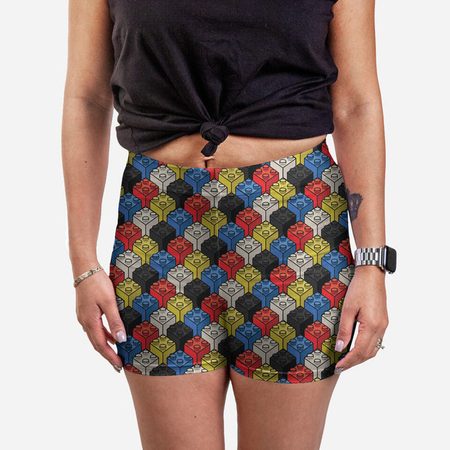Brick Layer-womens all over print sleep shorts-Beware_1984