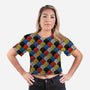 Brick Layer-womens all over print cropped tee-Beware_1984