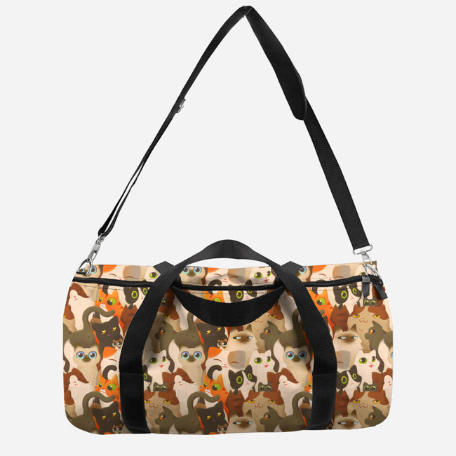 Cats for Days-none all over print duffle bag-Kat_Haynes