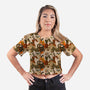 Cats for Days-womens all over print cropped tee-Kat_Haynes