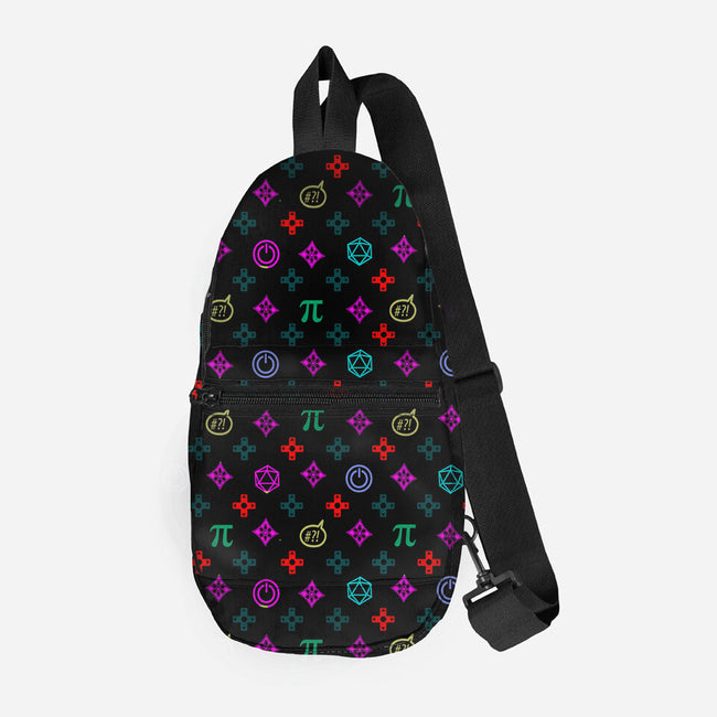 Geek Chic-none all over print sling bag-MeganLara