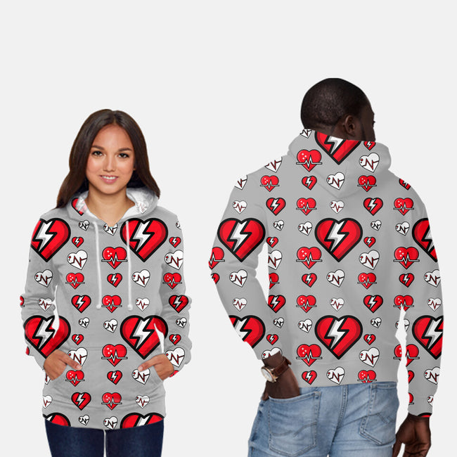 Heartattack-unisex all over print pullover sweatshirt-bradleyheal