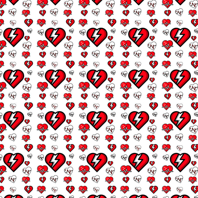 Heartbroken-womens all over print cropped tee-bradleyheal
