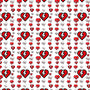 Heartbroken-womens all over print cropped tee-bradleyheal