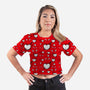 Heartstruck-womens all over print cropped tee-bradleyheal