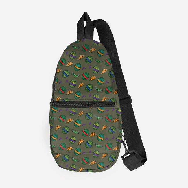 Heroes in a Half Shell-none all over print sling bag-Beware_1984