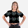 I Love Questing-womens all over print cropped tee-queenmob