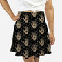 Look Unto Your Future-womens all over print skater skirt-Beware_1984