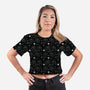 Lunar Spells-womens all over print cropped tee-ChocolateRaisinFury