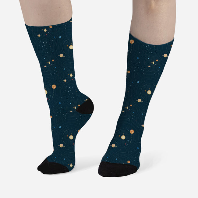 Out of This World-unisex all over print crew socks-Kat_Haynes