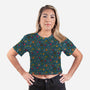 Play the Roll-womens all over print cropped tee-Beware_1984