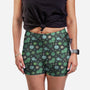 Succulents-womens all over print sleep shorts-Kat_Haynes