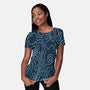 Topographical-womens all over print crew neck tee-Beware_1984