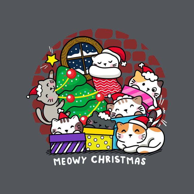 Merry Catmas-womens basic tee-krisren28