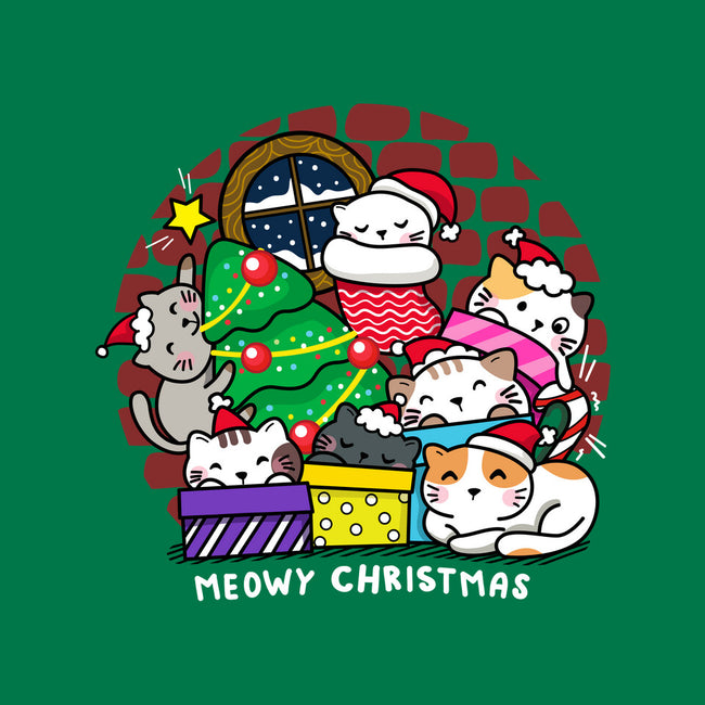 Merry Catmas-womens basic tee-krisren28