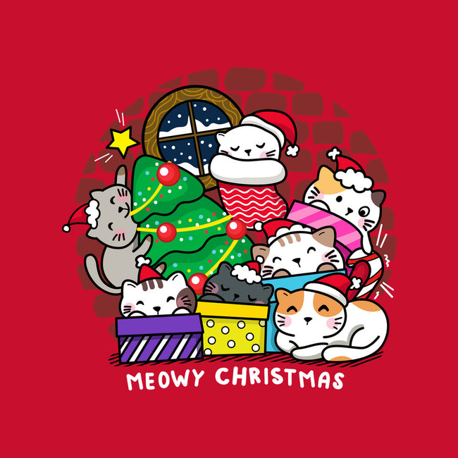 Merry Catmas-baby basic tee-krisren28