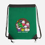 Merry Catmas-none drawstring bag-krisren28